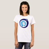 Hillary clinton 08. blaue Blasen. T-Shirt (Vorne ganz)