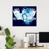 Hillary clinton 08. hi-fi. v1. poster (Heimbüro)