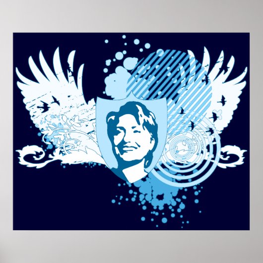 Hillary clinton 08. hi-fi. v1. poster (Vorne)