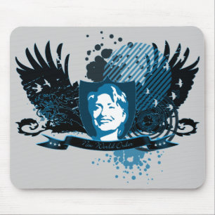 Hillary clinton 08. neue Weltordnung. Mousepad