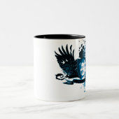 Hillary clinton 08. neue Weltordnung. Zweifarbige Tasse (Mittel)