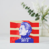 Hillary Clinton 2012 Postcard Postkarte (Stehend Vorderseite)