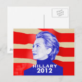 Hillary Clinton 2012 Postcard Postkarte (Vorne/Hinten)