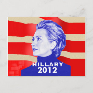 Hillary Clinton 2012 Postcard Postkarte