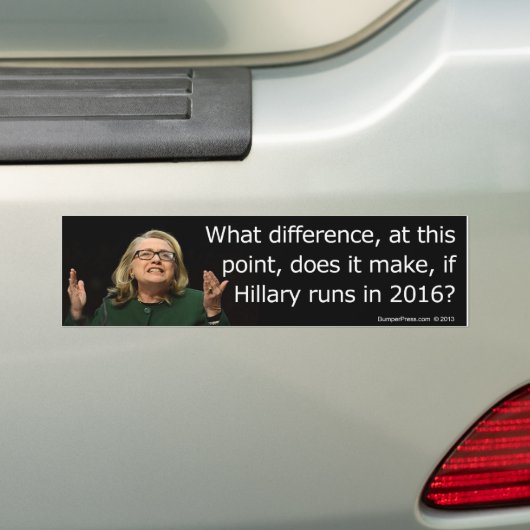 Hillary Clinton 2016 Autoaufkleber (Auf Auto)