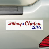 Hillary Clinton 2016 Autoaufkleber (Auf Auto)