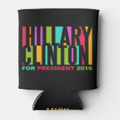 Hillary Clinton 2016 benutzerdefinierte Monogramm  Dosenkühler (Vorderseite)