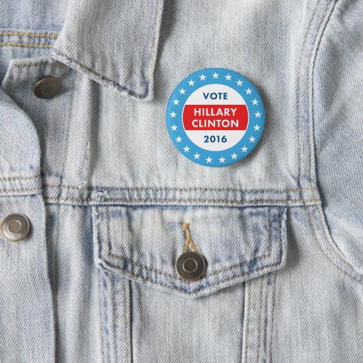 Hillary Clinton 2016 Button (Beispiel)