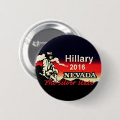 Hillary Clinton 2016 Button (Vorne & Hinten)