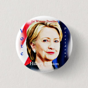 Hillary Clinton 2016 Button