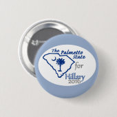 Hillary Clinton 2016 Button (Vorne & Hinten)