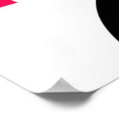 Hillary Clinton 2016 Campaign Retro Poster (groß) (Ecke)