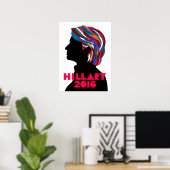 Hillary Clinton 2016 Campaign Retro Poster (M) (Heimbüro)