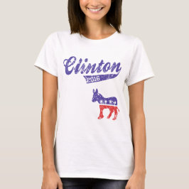 Hillary Clinton 2016 Demokraten sportlich T-Shirt