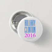 HILLARY CLINTON 2016 durch HillaryClinton4u Button (Vorne & Hinten)