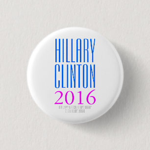 HILLARY CLINTON 2016 durch HillaryClinton4u Button