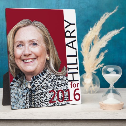 Hillary Clinton 2016 Fotoplatte (Seite)