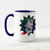 Hillary Clinton 2016 - Ja, sie kann - Tasse (Links)
