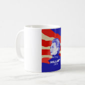 Hillary Clinton 2016 Kaffeetasse (Vorderseite Links)