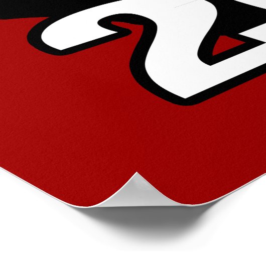 HILLARY CLINTON 2016 Kandidat Poster (Ecke)