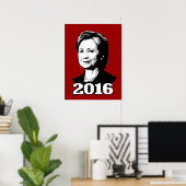 HILLARY CLINTON 2016 Kandidat Poster (Heimbüro)