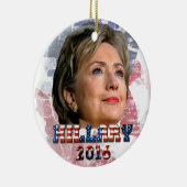 Hillary Clinton 2016 Keramikornament (Rechts)