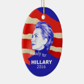 Hillary Clinton 2016 Keramikornament (Rechts)
