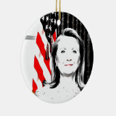 Hillary Clinton 2016 Keramikornament (Rechts)