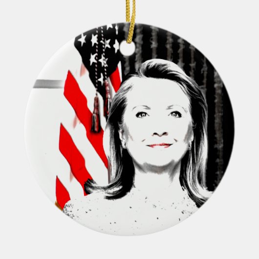 Hillary Clinton 2016 Keramikornament (Vorne)