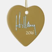 Hillary Clinton 2016 Keramikornament (Rechts)