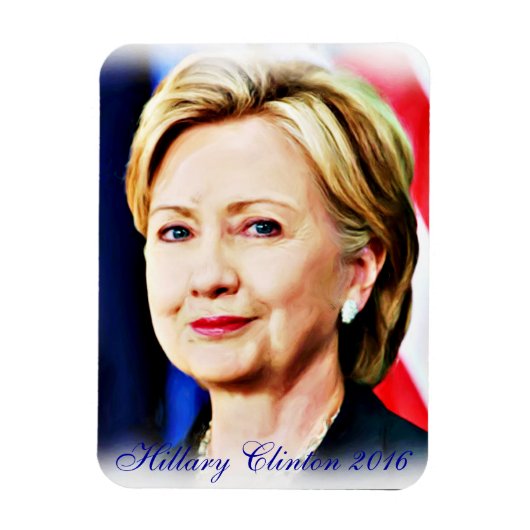 Hillary Clinton 2016 Magnet (Vertikal)