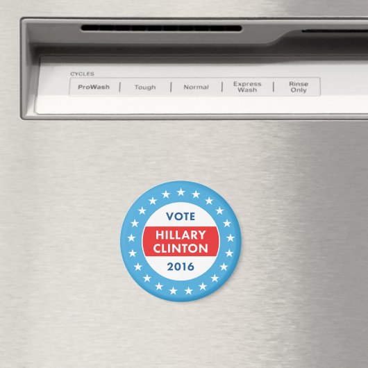 Hillary Clinton 2016 Magnet (In Situ (Geschirrspüler))