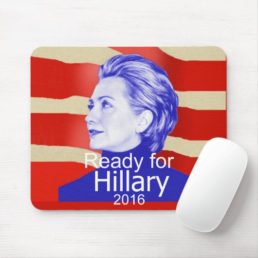 Hillary Clinton 2016 Mousepad (Mit Mouse)