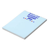 Hillary Clinton 2016 Notepad Notizblock (Rotiert)