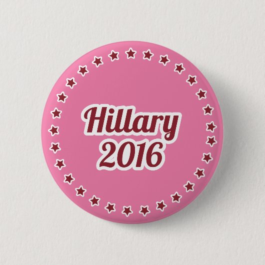 Hillary Clinton 2016 Pinback Button (Vorderseite)