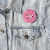 Hillary Clinton 2016 Pinback Button (Beispiel)