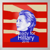 Hillary Clinton 2016 Poster (Vorne)