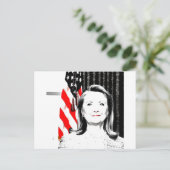 Hillary Clinton 2016 Postkarte (Stehend Vorderseite)