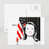 Hillary Clinton 2016 Postkarte (Vorne/Hinten)