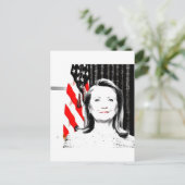 Hillary Clinton 2016 Postkarte (Stehend Vorderseite)