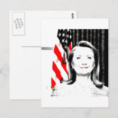 Hillary Clinton 2016 Postkarte (Vorne/Hinten)