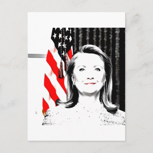 Hillary Clinton 2016 Postkarte (Vorderseite)