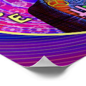 Hillary Clinton 2016 Präsident Hippie Political Poster (Ecke)