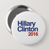 HILLARY CLINTON 2016 SIMPLE.png Button (Vorne & Hinten)