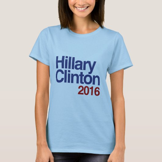HILLARY CLINTON 2016 SIMPLE.png T-Shirt (Vorderseite)