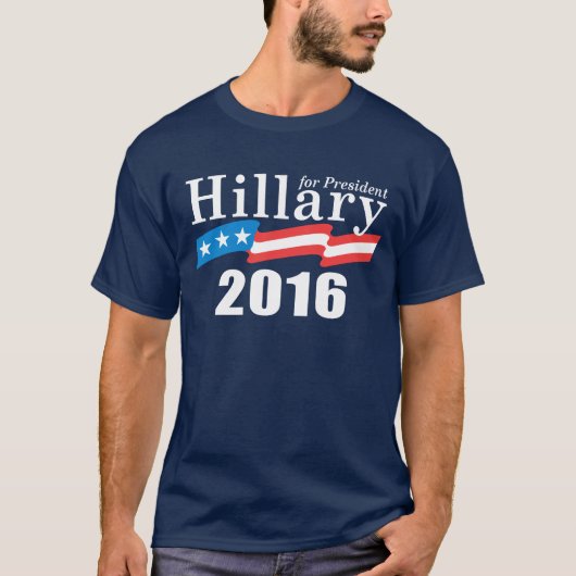 Hillary Clinton 2016 T-Shirt (Vorderseite)