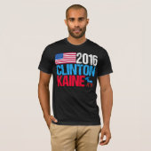 Hillary Clinton 2016 Tim Kaine T-Shirt (Vorne ganz)