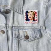 Hillary Clinton, Abstimmung über Präsident_ Button (Beispiel)