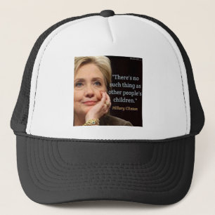 Hillary Clinton & All Quote Truckerkappe
