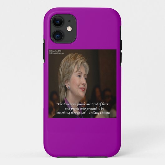 Hillary Clinton Angry Amerikaner zitieren iPhone5 Case-Mate iPhone Hülle (Rückseite)